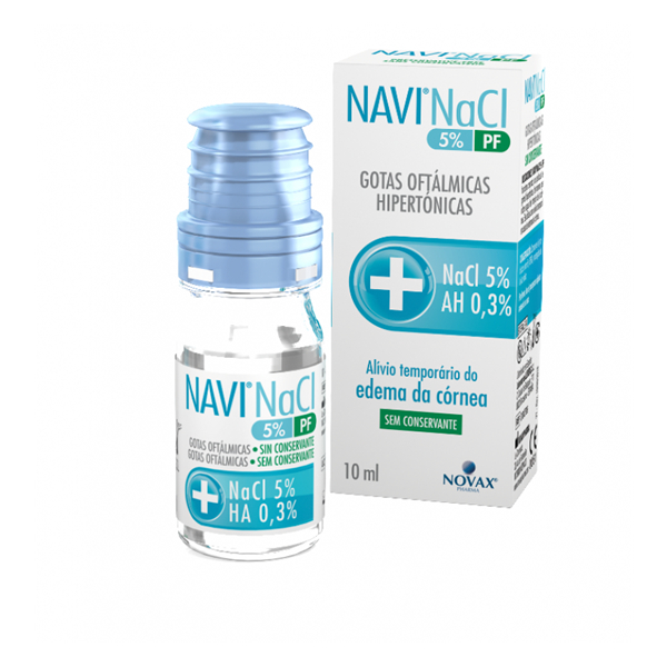 Navi NaCl 5% Solução Oftálmica Hipertónica - 10ml