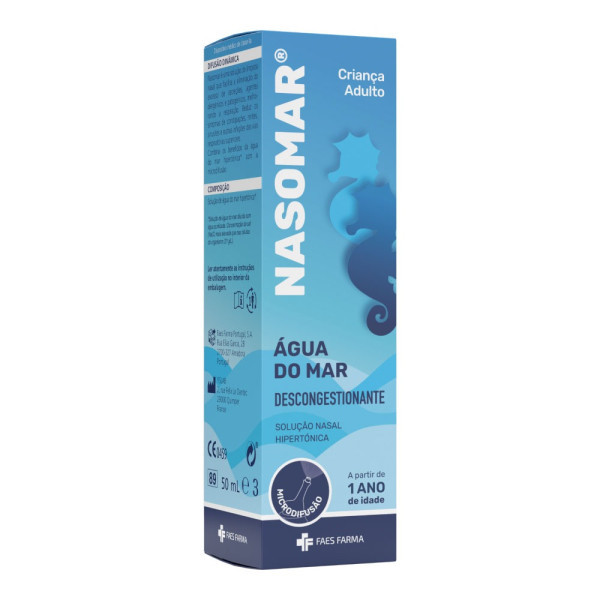 Nasomar Descongestionante Spray Nasal Hipertónico - 50ml