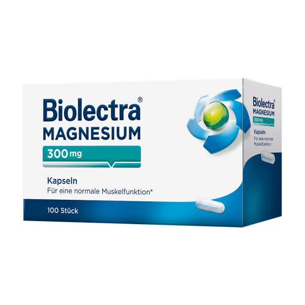 Biolectra Magnesium - 300mg (x100 cápsulas)