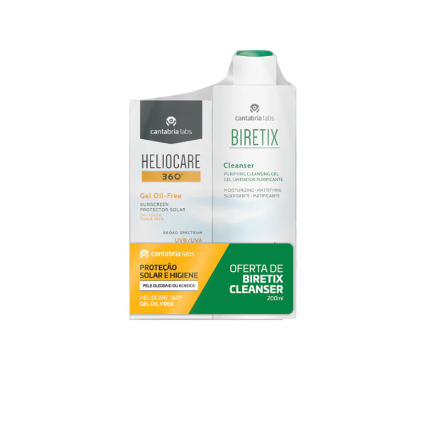 Heliocare 360 Gel Oil Free SPF50 - 50ml + Oferta Biretix - 200ml