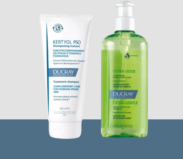 Ducray Kertyol PSO champú - 200ml + Ofera Extra Doux champú - 200ml