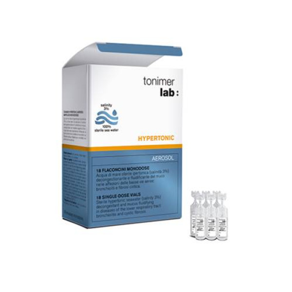 Tonimer Hipertónico Aerossol - 3ml (x18 ampolas)