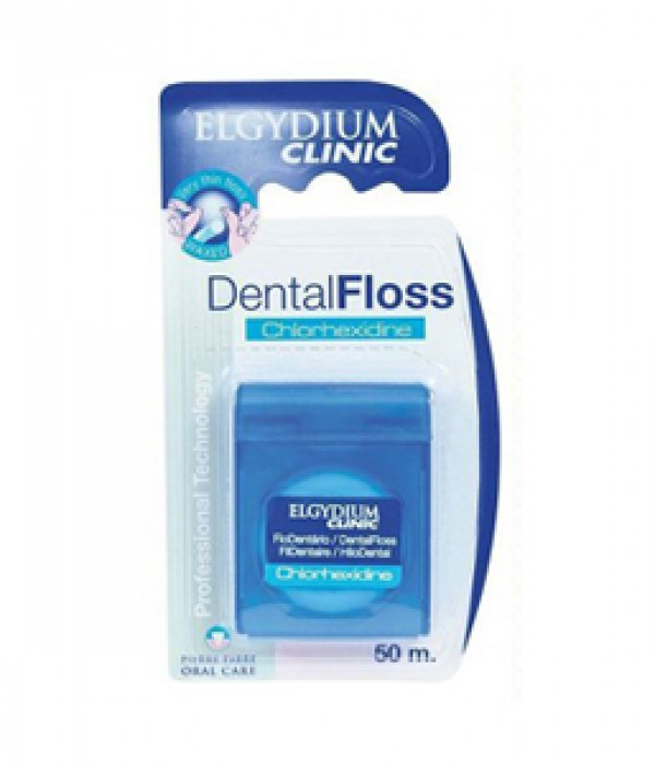 Elgydium Clinic Fio Dentário Clorohexidina - 50m