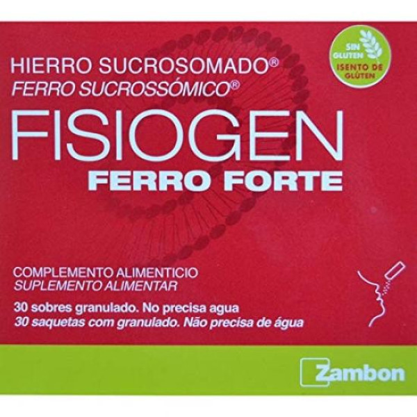 Fisiogen Hierro Fuerte Sobres Granulados (x30 unidades)