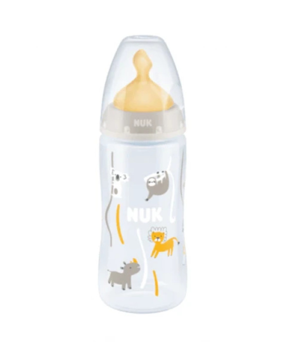 Nuk Biberão First Choice_ Latex_ Indicação Temperatura_6-18meses - 300ml