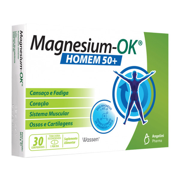 Magnesium-Ok Homem 50+ (x30 comprimidos)