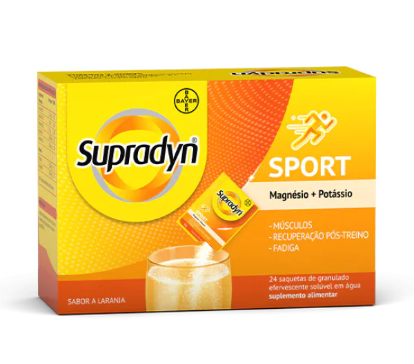 Supradyn Sport_ Magnésio + Potássio_ Granulado (x24 saquetas)
