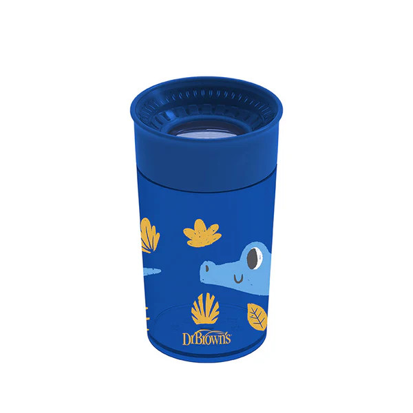 Dr Browns Cheers 360º Copo Sem Bocal - 300ml (Azul) 9meses+