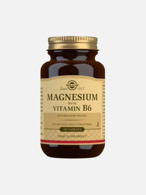 Solgar Magnesio + Vit B6 (x100 comprimidos)