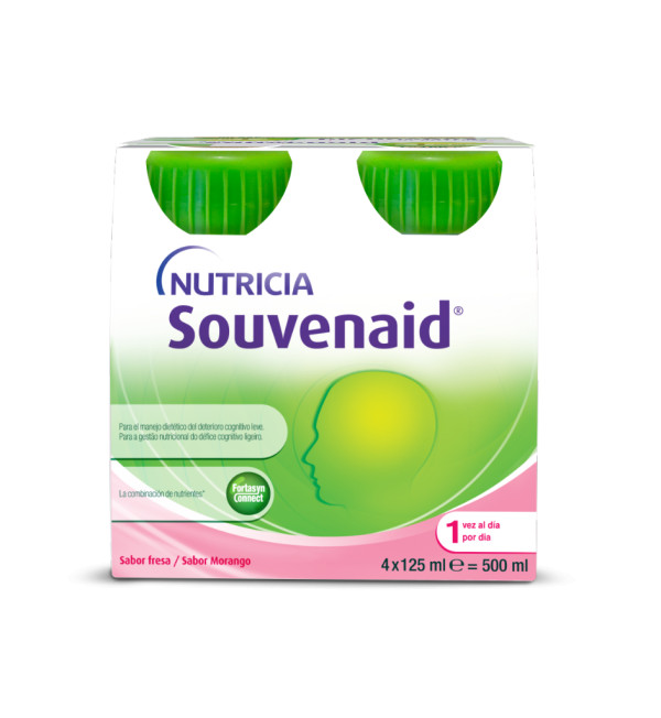 Souvenaid Morango Bebiveis - 125ml (x4 unidades)