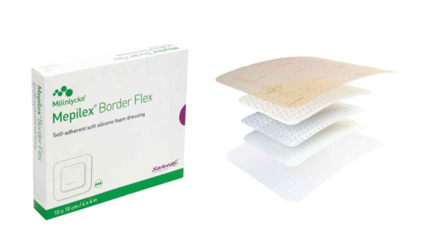 Mepilex Border Flex Penso_ 10X10Cm