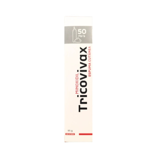 Tricovivax , 50 mg/g recipiente pressurizado 95 gr espuma cutânea