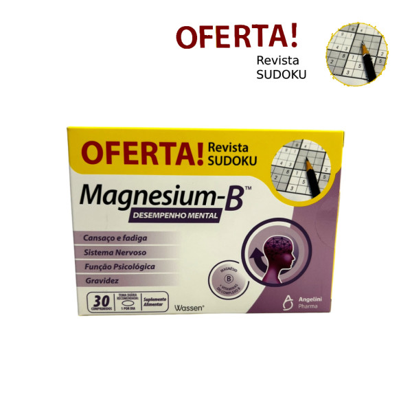 Magnesium B (x30 comprimidos) + Oferta Sudoku
