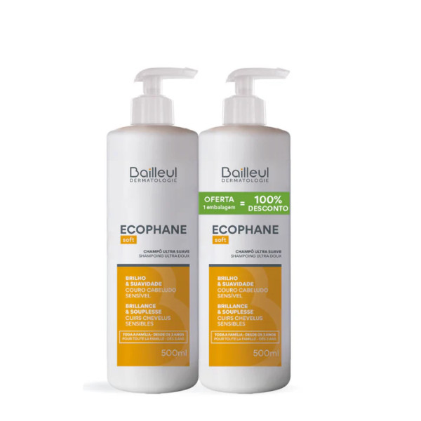 Ecophane Biorga Champô Ultra Suave 500ml + 500ml Oferta