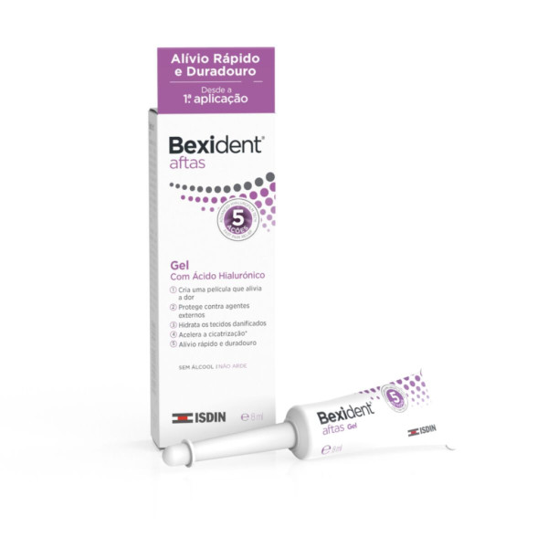 ISDIN Bexident AFTAS 8 ML - Gel com ácido hialurónico para aftas