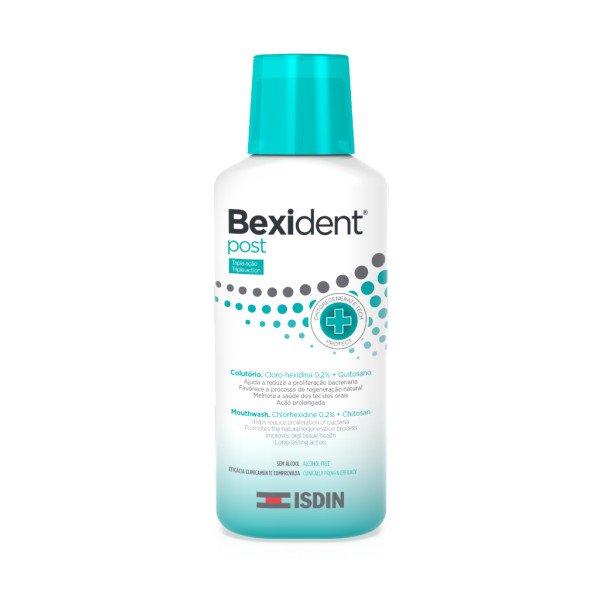 ISDIN Bexident Post Colutório 250ML - Colutório com Cloro-hexidina e quiosano