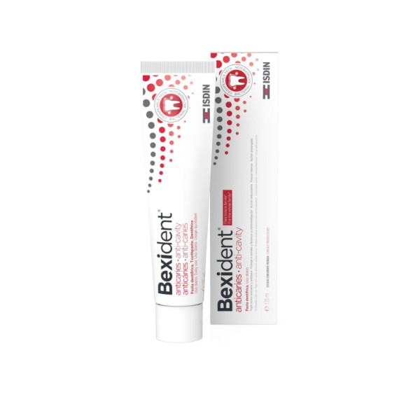 ISDIN Bexident Anticáries Pasta Dentífrica 125ML - Pasta dentrífica de uso diario com tripla ação anticárie