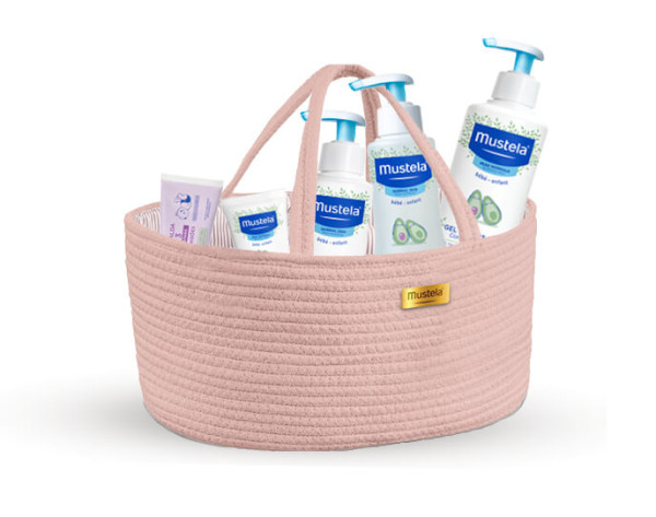 Mustela Bebé_ Cesta Essenciais_ ROSA
