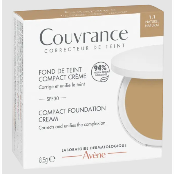 Avene Couvrance Creme Compacto_ Natural - 8,5G