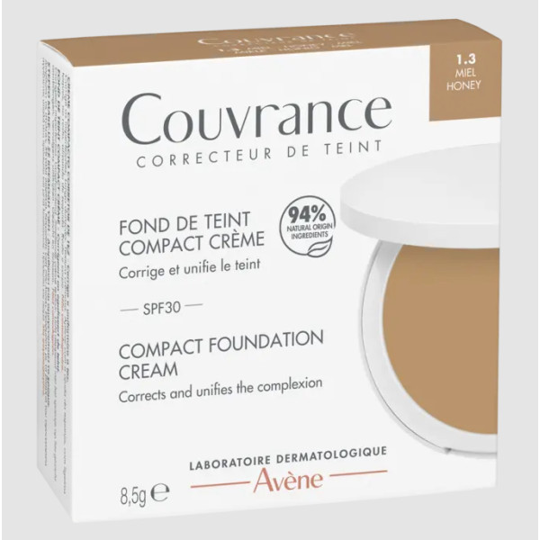 Avene Couvrance Creme Compacto _ Mel - 8,5G