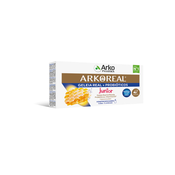 Arkoreal Geleia real + Probioticos Júnior (x5 frascos)