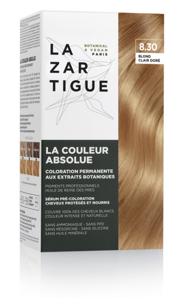 Lazartigue Coloração Permanente_ 8.30_ Louro Claro Dourado