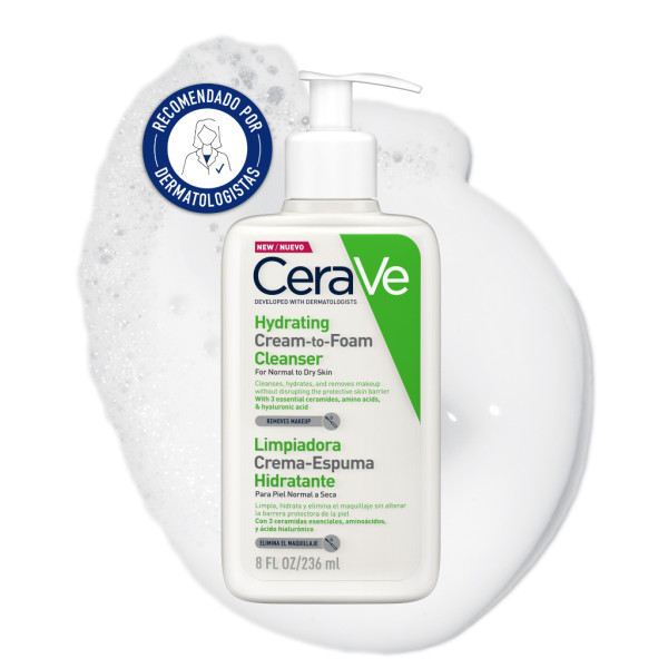 Cerave Creme Espuma de Limpeza Hidratante - 236ml