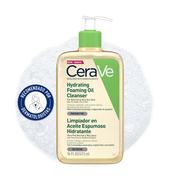 Cerave Óleo-Espuma de Limpeza Hidratante  - 473ml