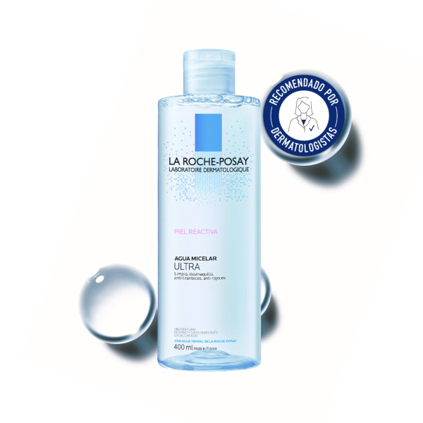 La Roche-Posay Desmaquillante Ultra Agua Micelar Piel Reactiva - 400ml