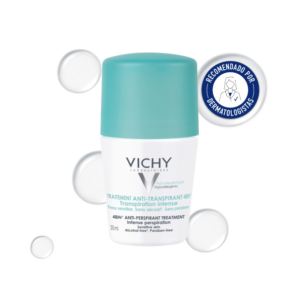 Vichy Desodorizante Roll On Transpiração Intensa - 50ml