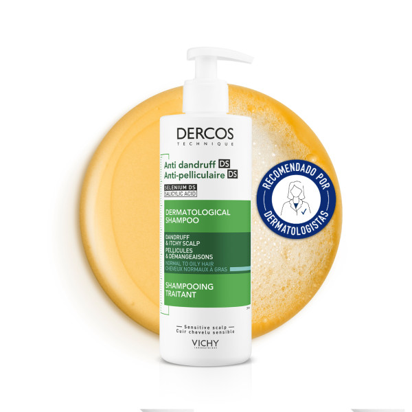 Dercos Tec Caspa Champú Caspa Oleosa - 400ml