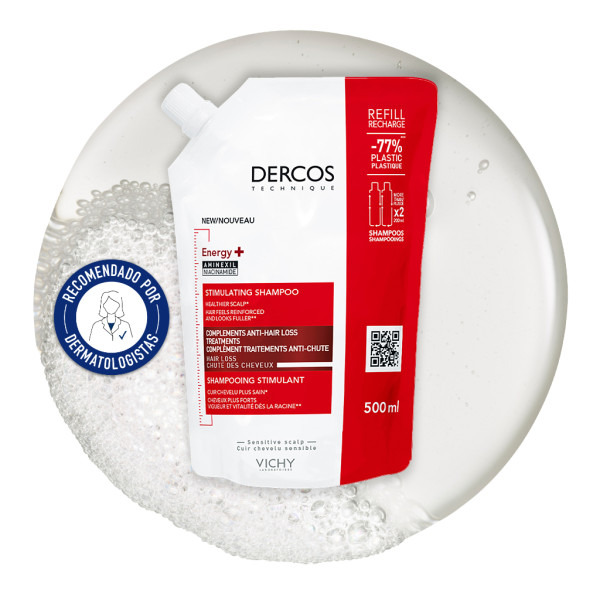 Dercos Champô Energizante_ Recarga - 500ml