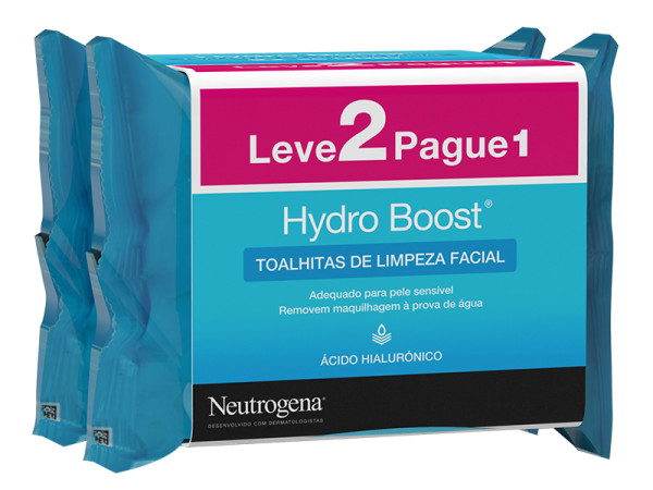 Neutrogena Hydro Toalhitas  (x25 unidades) DUO