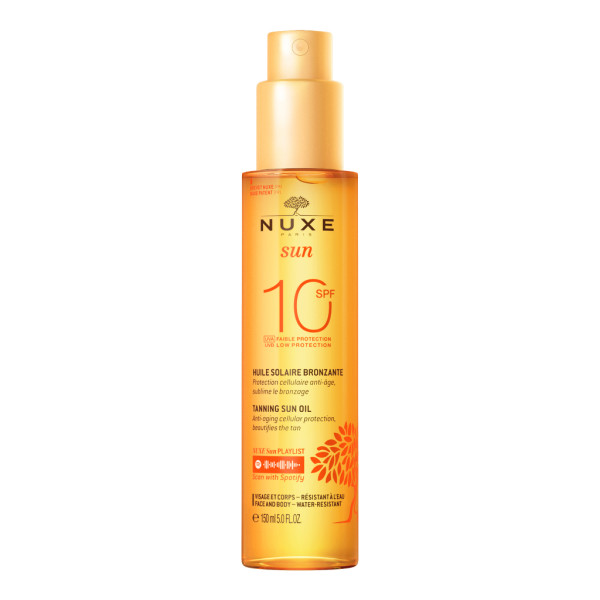 Nuxe Sun Óleo Bronzeador SPF 10 - 150ml