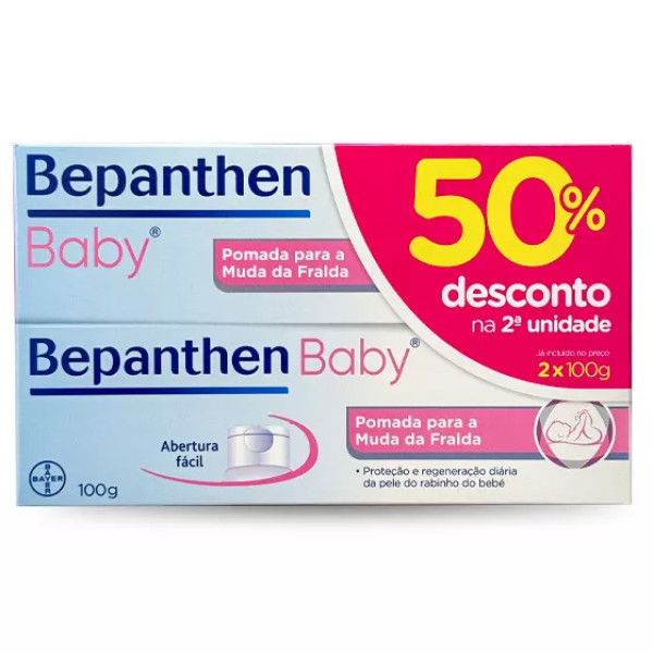 Bepanthen Crema para Bebés - 100G (Paquete Doble)