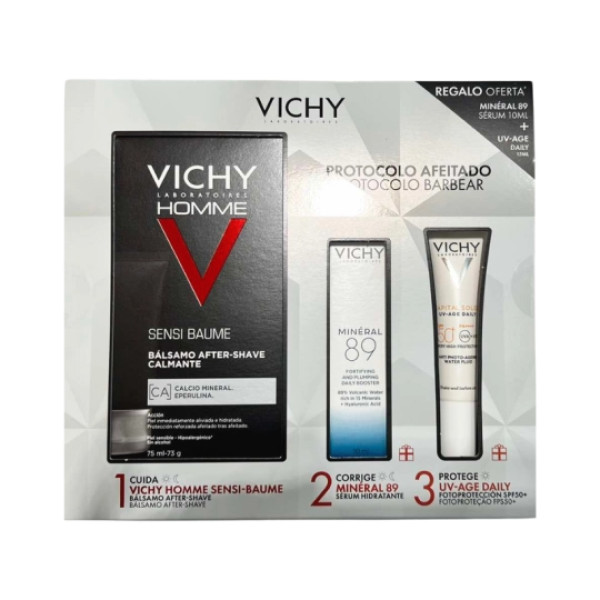 Vichy Sensi Baume . Protocolo Barbear