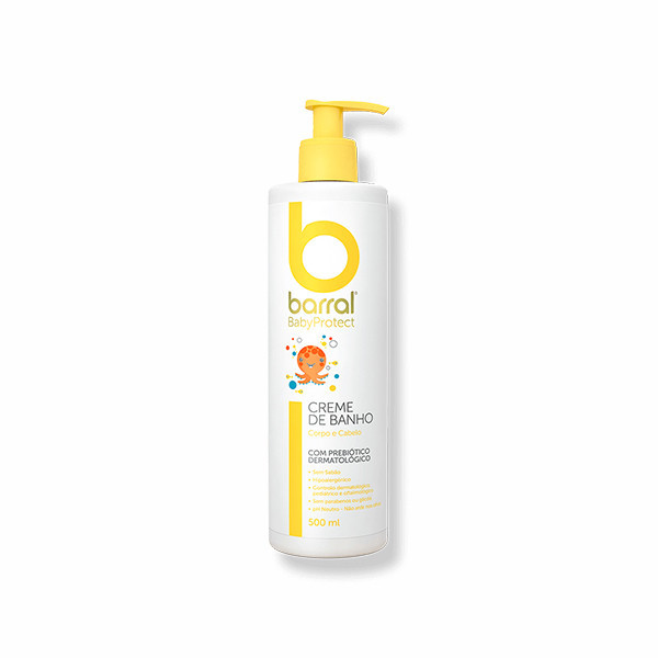 Barral Babyprotect Creme Banho - 500ml (produto de oferta em campanha)
