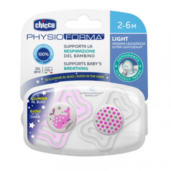 Chicco Chupeta 2-6 meses x 2(embalagem de oferta em campanha)