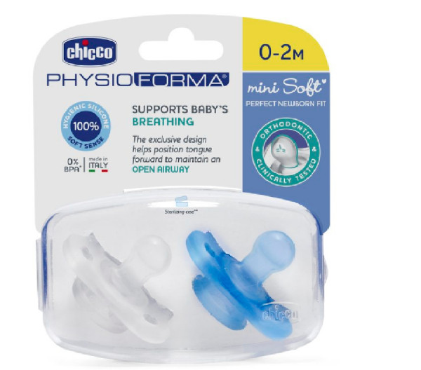 Chicco Chupeta 0-6 meses x 2(embalagem de oferta em campanha)