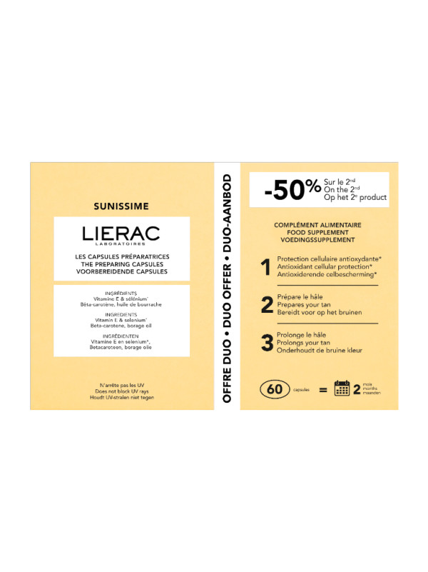 Lierac Sunissime Bronze (x30 cápsulas) Duo