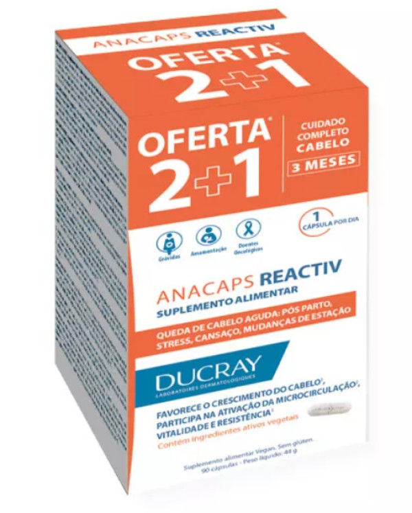 Ducray Anacaps Reactiv (x90 cápsulas)
