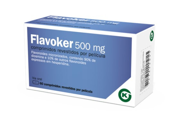 Flavoker , 500 mg (x60 comprimidos revestidos película)
