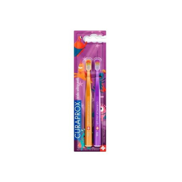 Curaprox Kids Ultsoft Escovas Superheroes (x2 unidades)