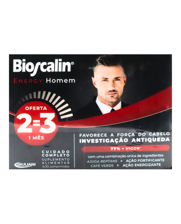 Bioscalin Energy Men (x30 comprimidos) Pack Triple