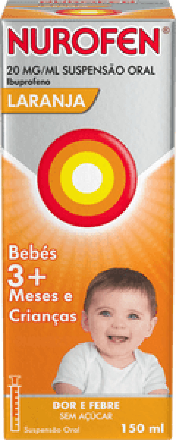 Nurofen Morango, 20 mg/ml suspensão oral - 200ml