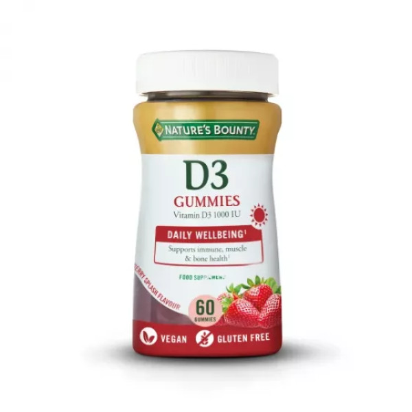 Nature´s Bounty Vitamina D3 (x60 gomas)