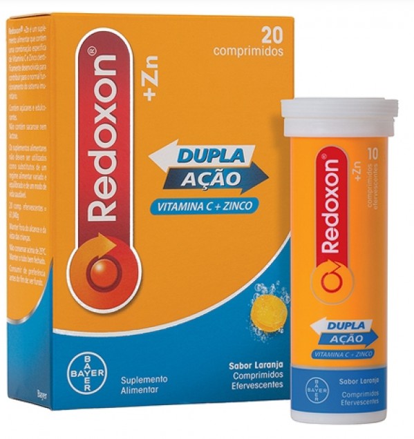 Redoxon Zn _ Laranja (x20 comprimidos efervescentes)