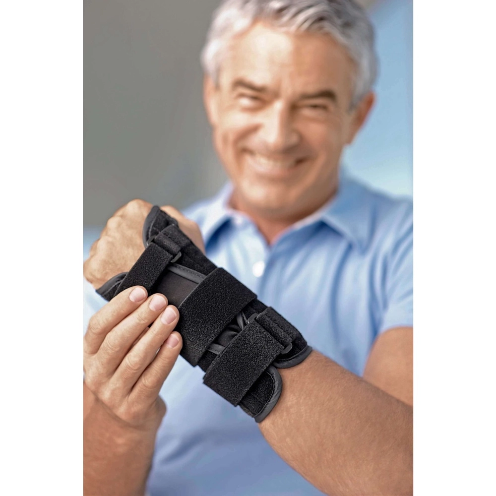 Actimove Manus Forte Suporte Punho_ Preto_ L/XL_ Direita