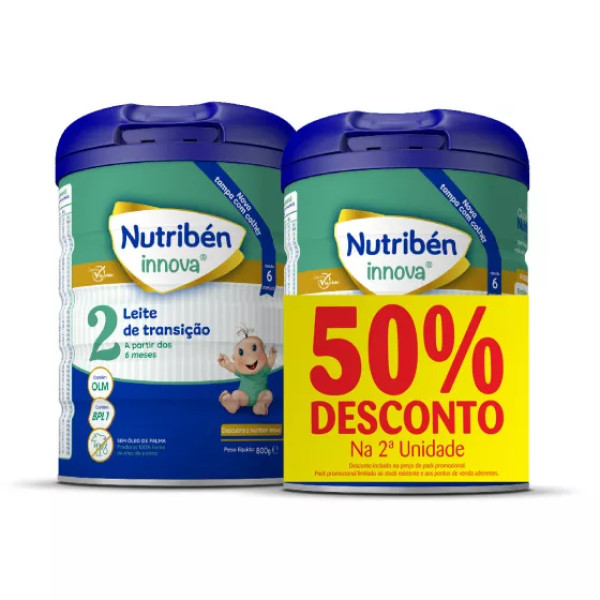 Nutriben Innova 2 Leche Transición - 800g (x2 unidades) -50% en la 2ª unidad