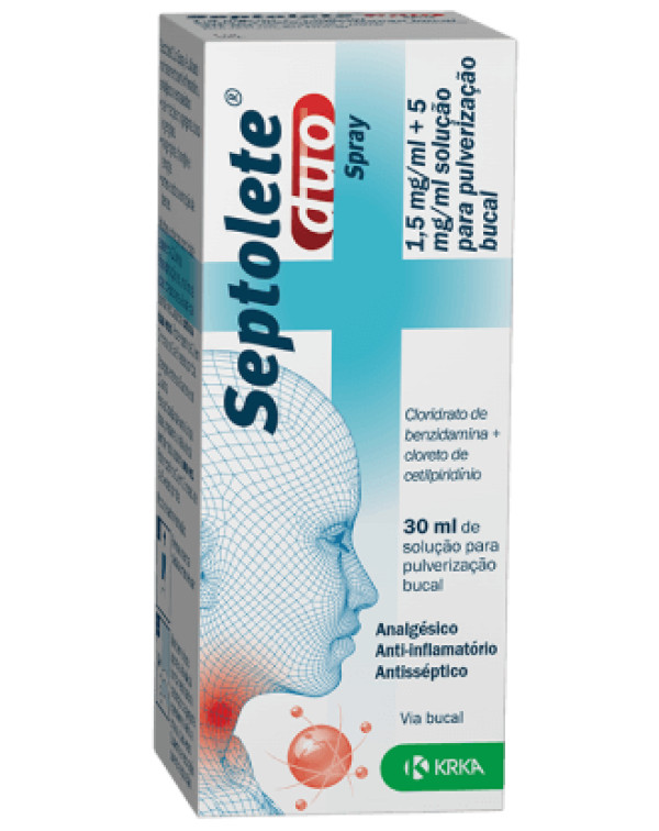 Septolete Duo Spray"  translates to "Septolete Duo Spray" in Spanish.
